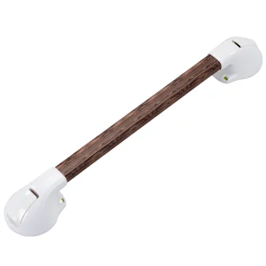 Wandbeugel met zuignappen, houtprint - 45 cm