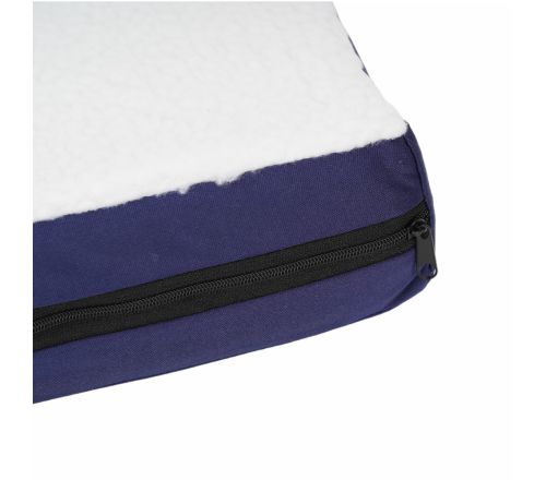 MultiMotion Gel zitkussen met fleece hoes (ingezoomd op de rits)