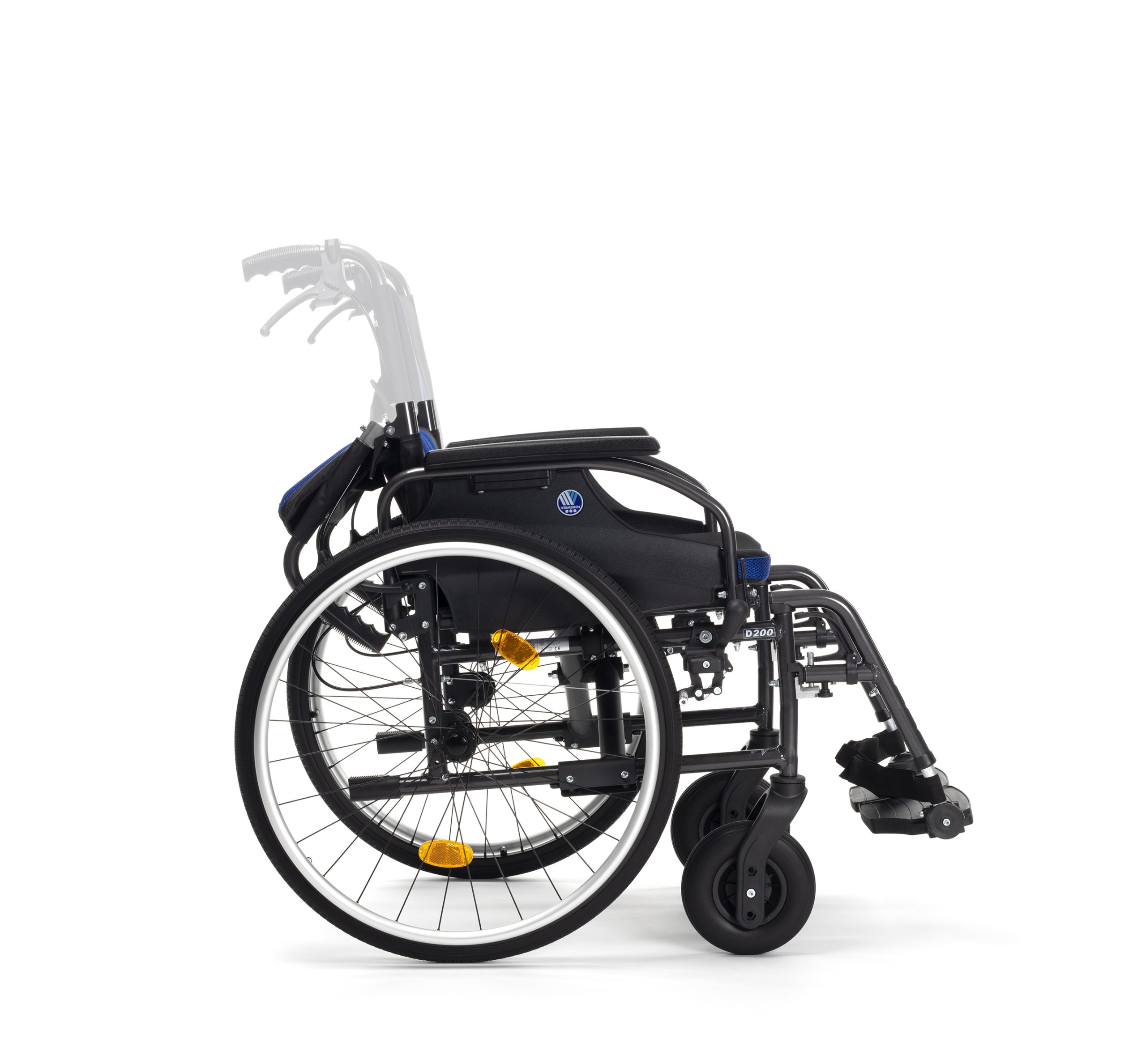 Rolstoel Vermeiren D200 Split - Taxi Vervoer Geschikt - Afbeelding 4