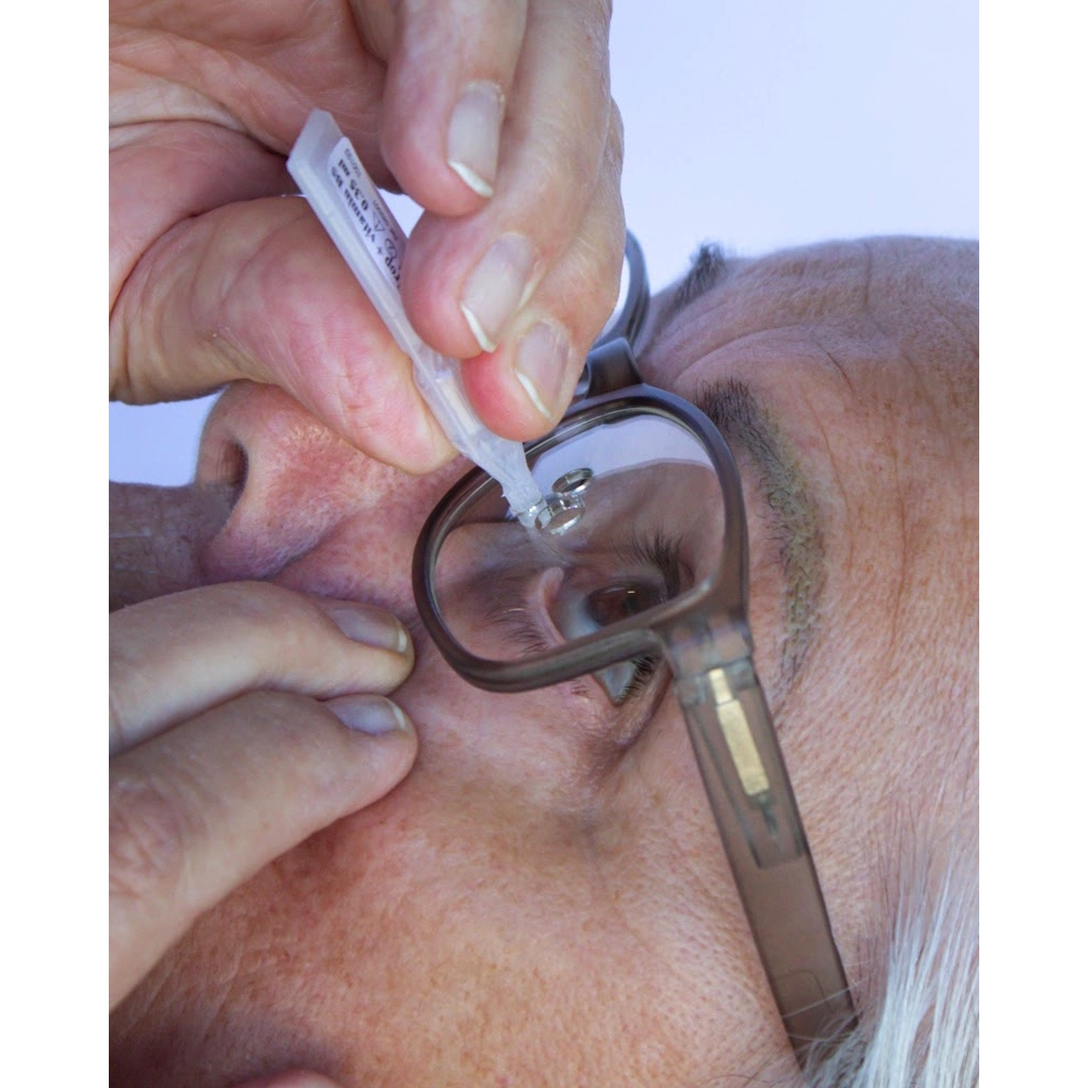 Druppelbril voor toedienen van oogdruppels - Afbeelding 3