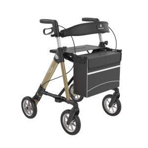 Rollator Rehasense Tracker + Dichte tas en softwielen