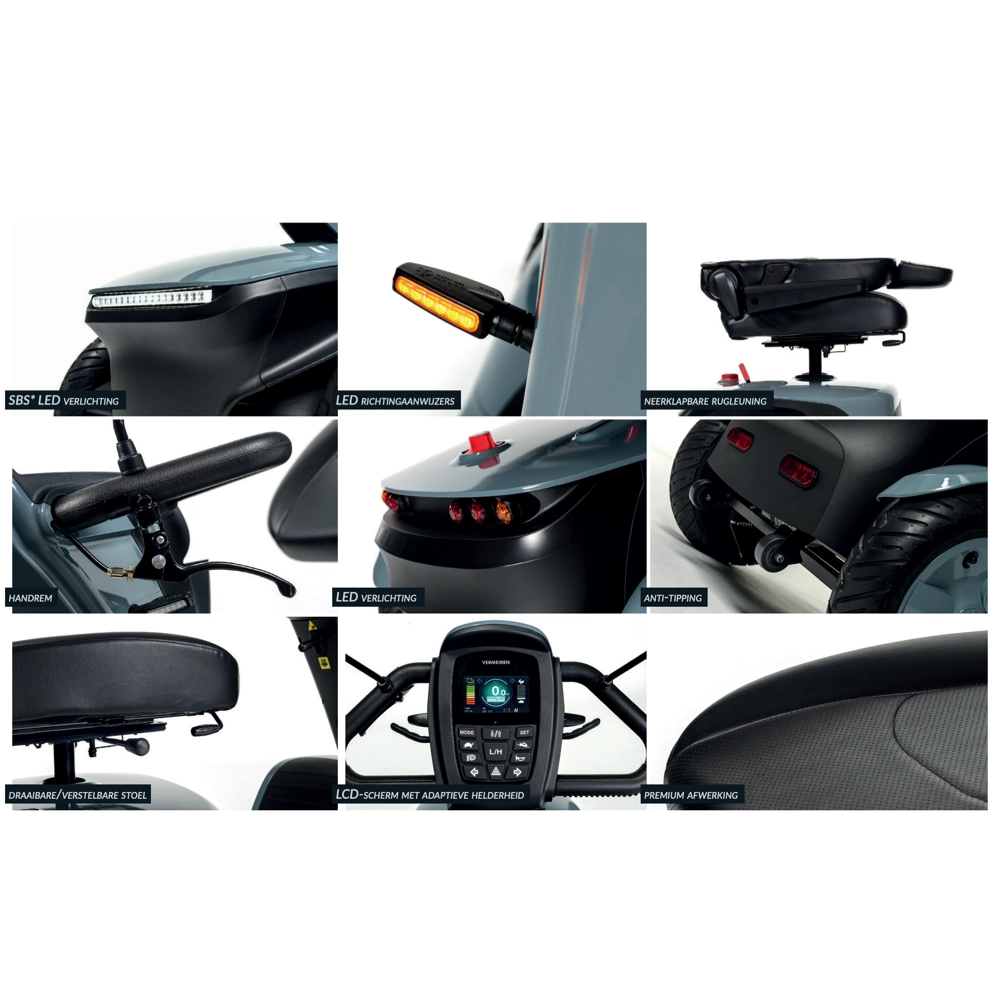 Scootmobiel Vermeiren Kuarz - 15km/u - Afbeelding 11