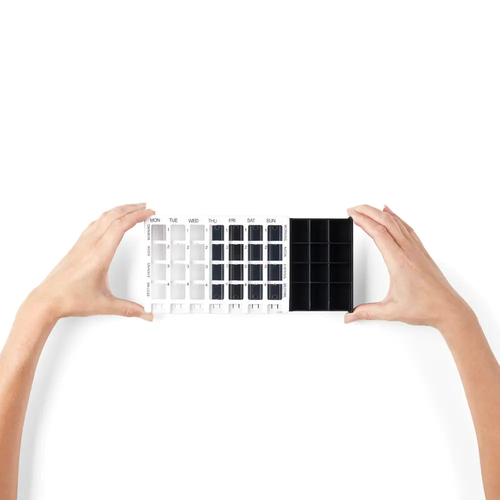 Pillendoos - Medicijncassette - 1 week - Afbeelding 2