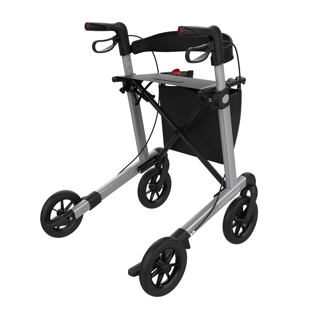 Mobilex Leopard Rollator - Softwielen, Tas en Rugband - Afbeelding 3