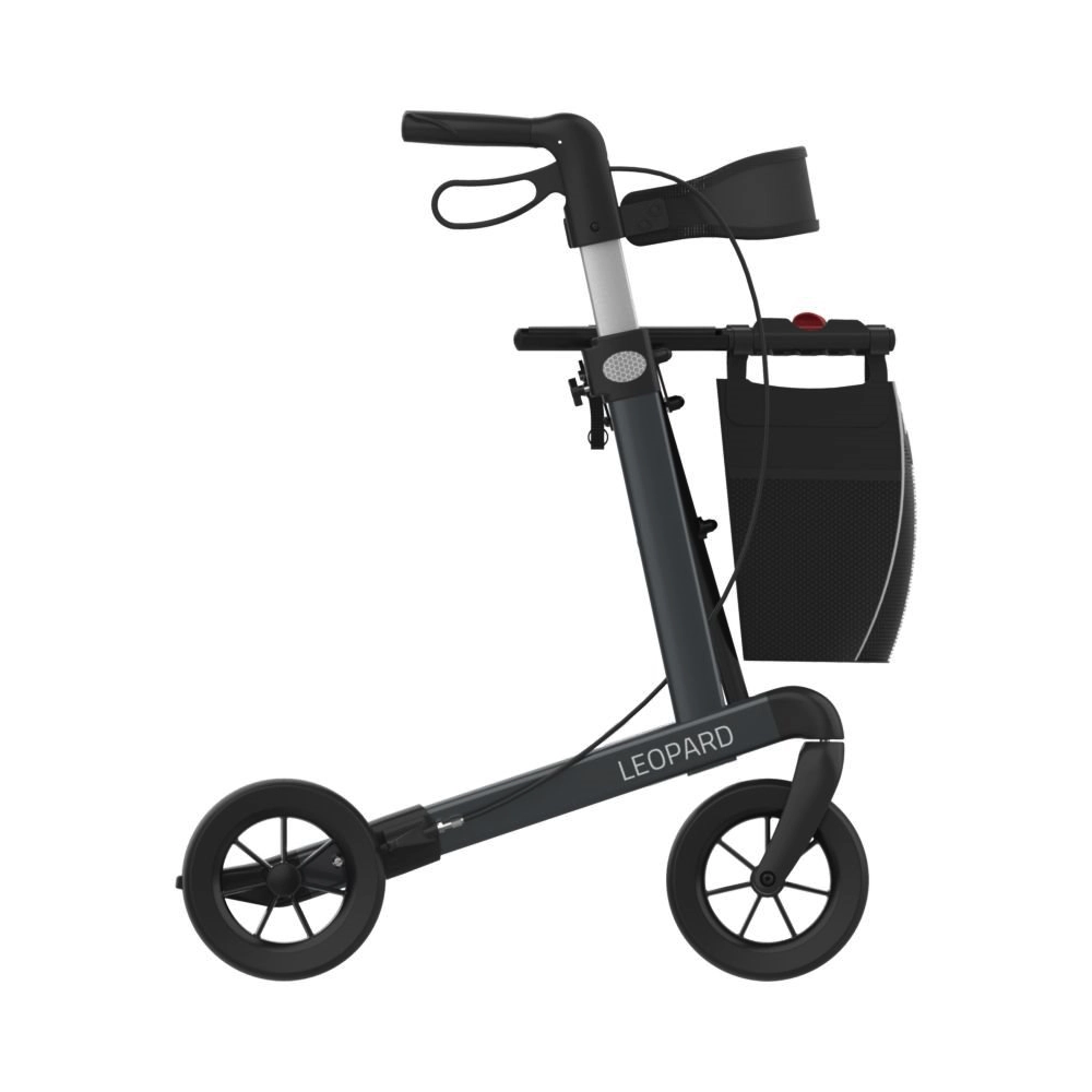 Mobilex Leopard Rollator - Softwielen, Tas en Rugband - Afbeelding 2