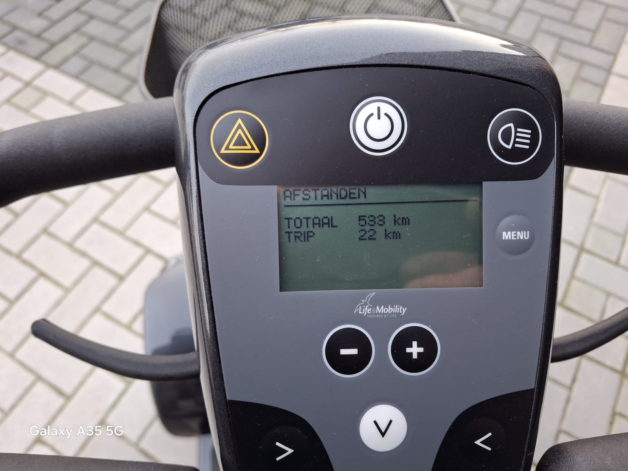 Scootmobiel Life & Mobility Mezzo 4 - Rood - 15km/u - Afbeelding 6