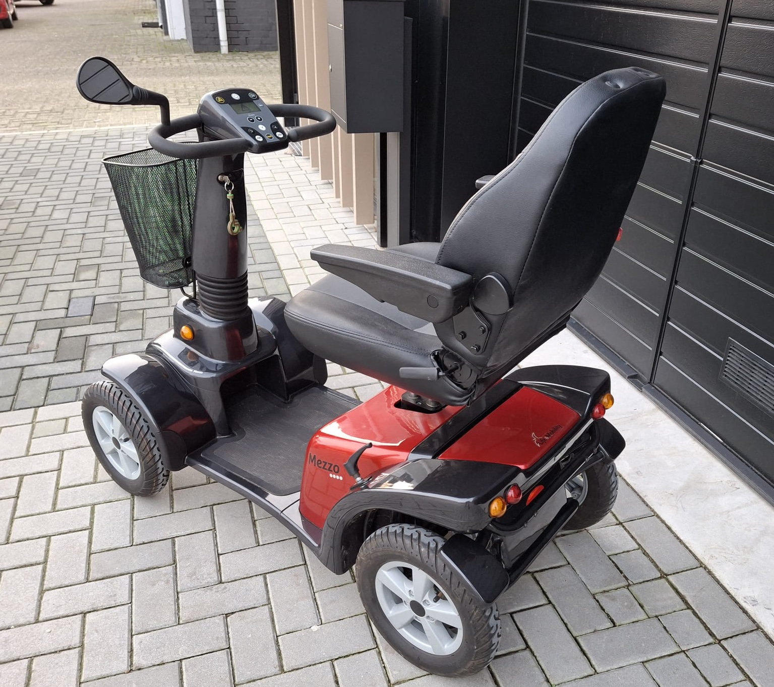 Scootmobiel Life & Mobility Mezzo 4 - Rood - 15km/u - Afbeelding 3
