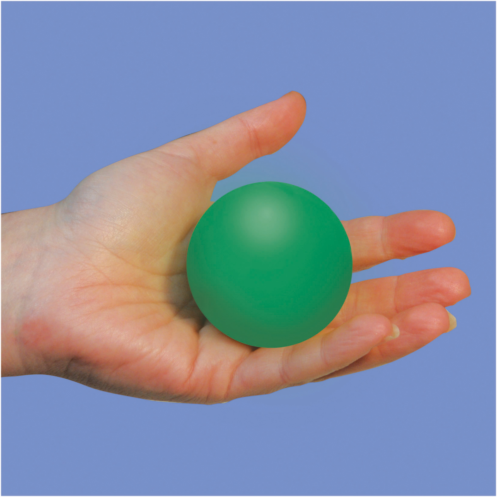 Knijpbal - Stressbal - Groen - 5 cm - Afbeelding 2