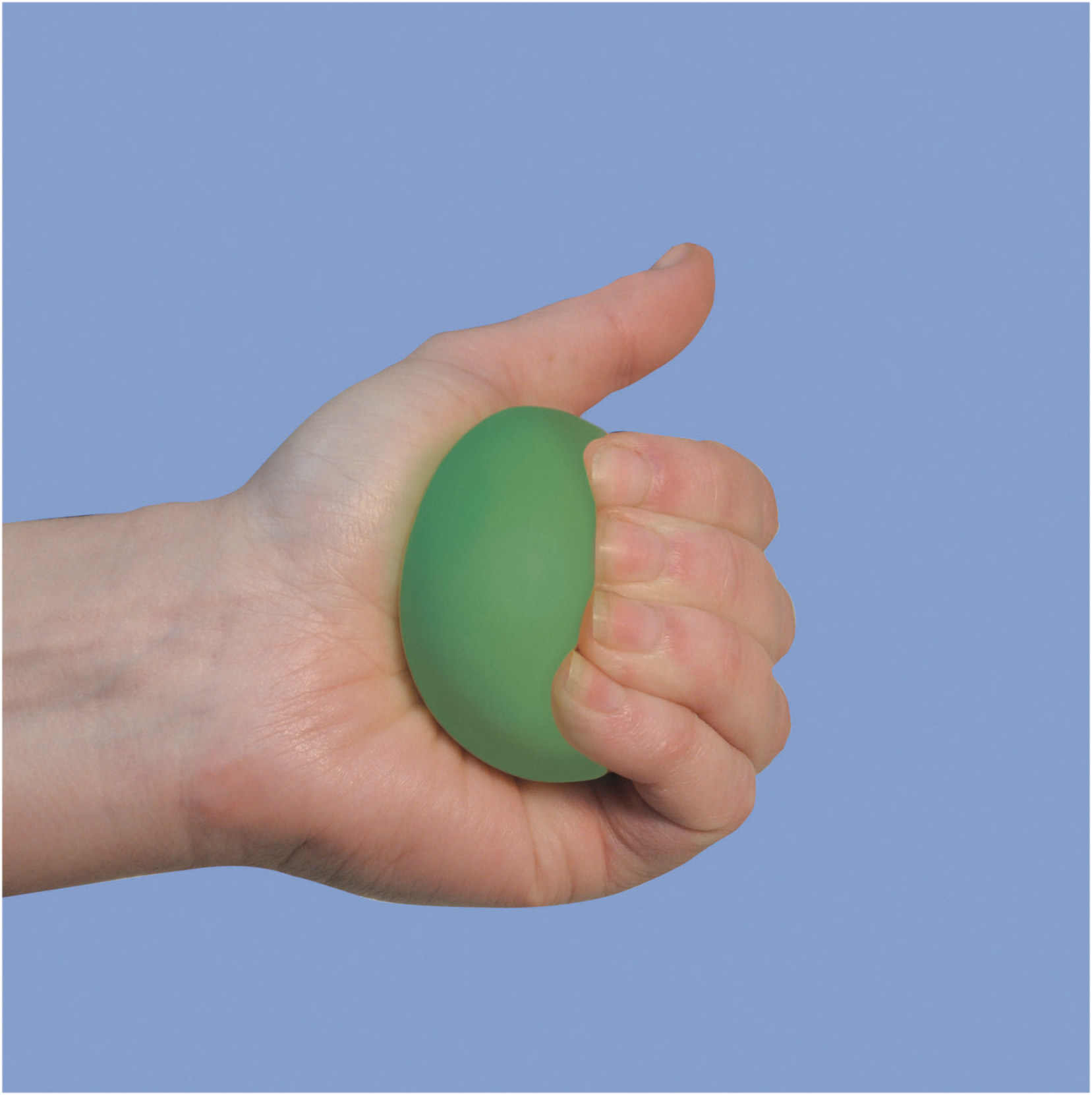 Knijpbal - Stressbal - Groen - 5 cm - Afbeelding 3