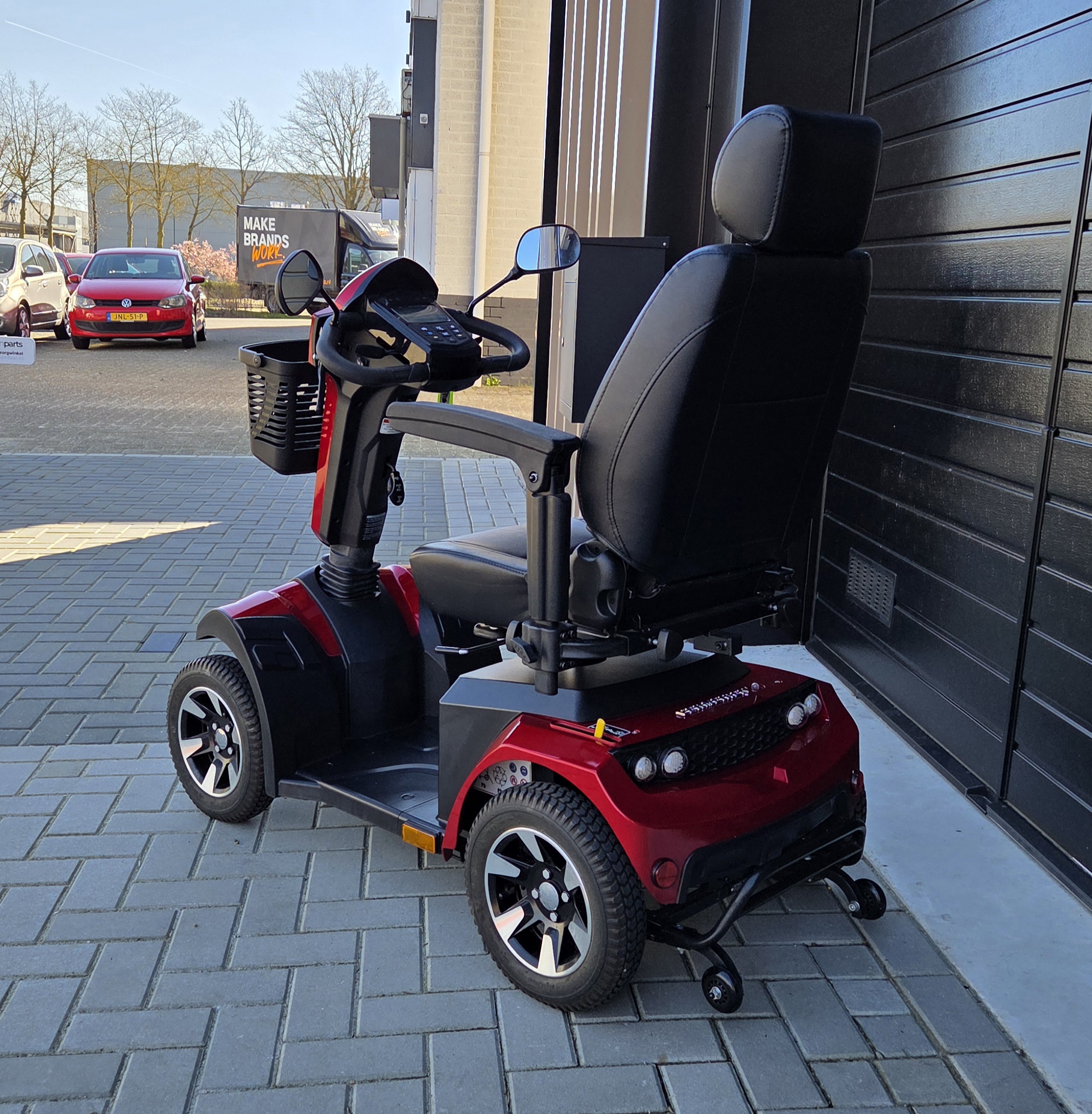 Scootmobiel Vermeiren Mercurius 4D - 15km/u - Rood - Afbeelding 3