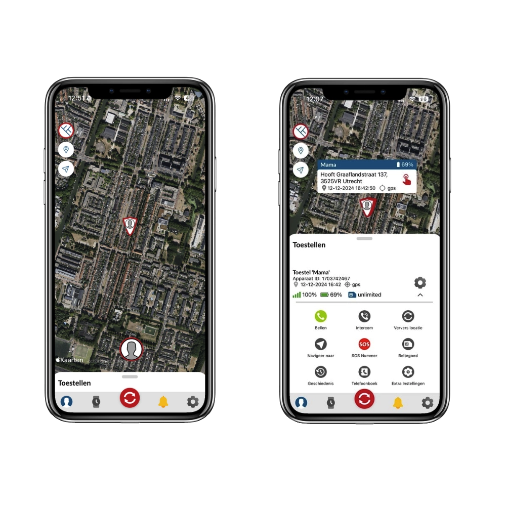 LifeWatcher Prime - SOS horloge met GPS en Beeldbellen - Afbeelding 6