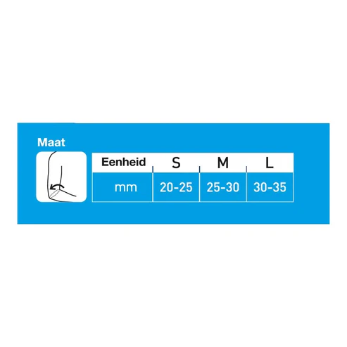 Emdee Elastische Elleboogbandage - Beige - Afbeelding 3