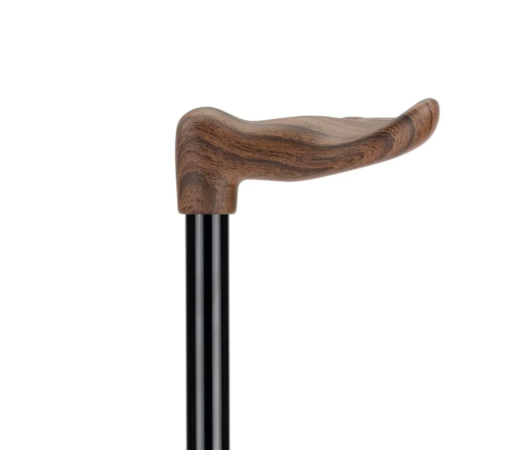 MultiMotion Wandelstok anatomisch houtprint - Links