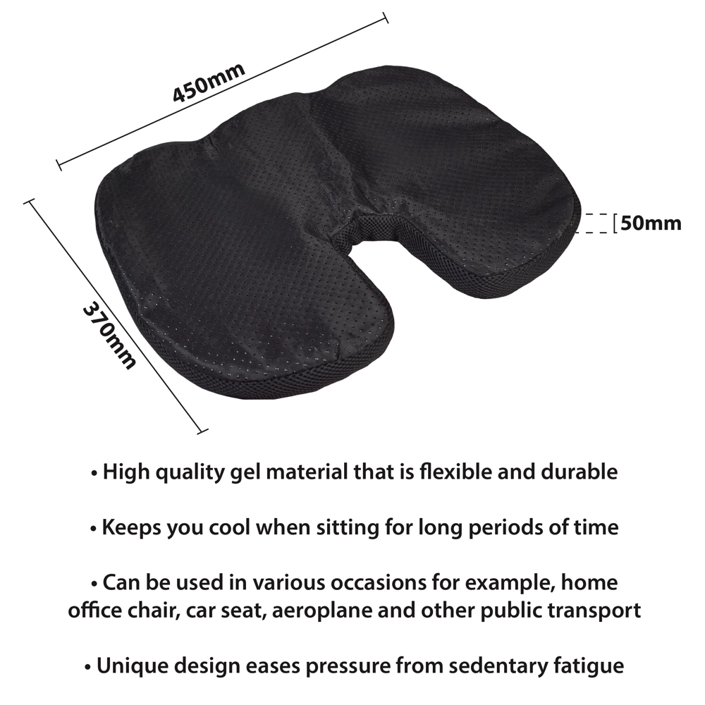 Stuitkussen met Gel (cooling gel) - Afbeelding 2